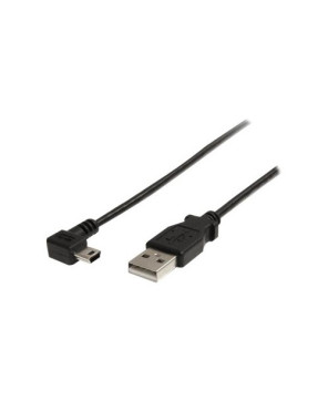 Buy StarTech 6 ft Mini USB Cable USB 2.0 Type-A Male to Right-Angle Mini-B Male Cable BUSB2HABM6RA in Black