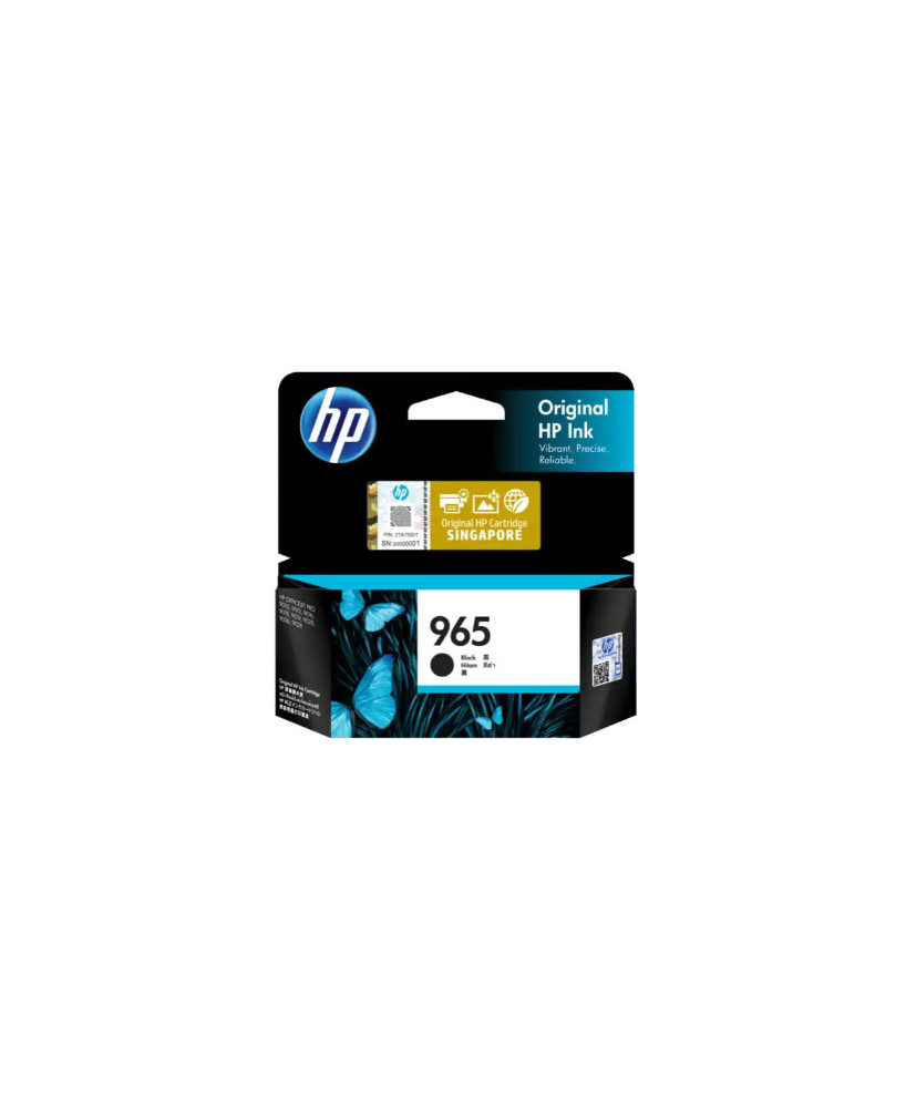 Buy HP 965 Black Original Ink Cartridge 3JA80AA