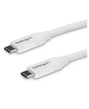 Buy StarTech 4m White USB-C to USB-C Cable with 5A PD USB2C5C4MW - Male to Male