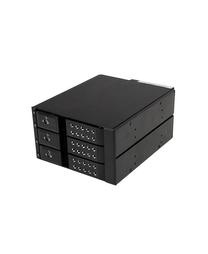 Buy StarTech 3 Bay Aluminum Trayless Hot Swap Mobile Rack Backplane HSB3SATSASBA for 3.5in SAS II/SATA III