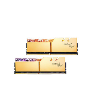 G.Skill Trident Z Royal 16GB 2x8GB DDR4-3200MHz Non-ECC 1.35V SDRAM Memory Module in Gold F4-3200C16D-16GTRG