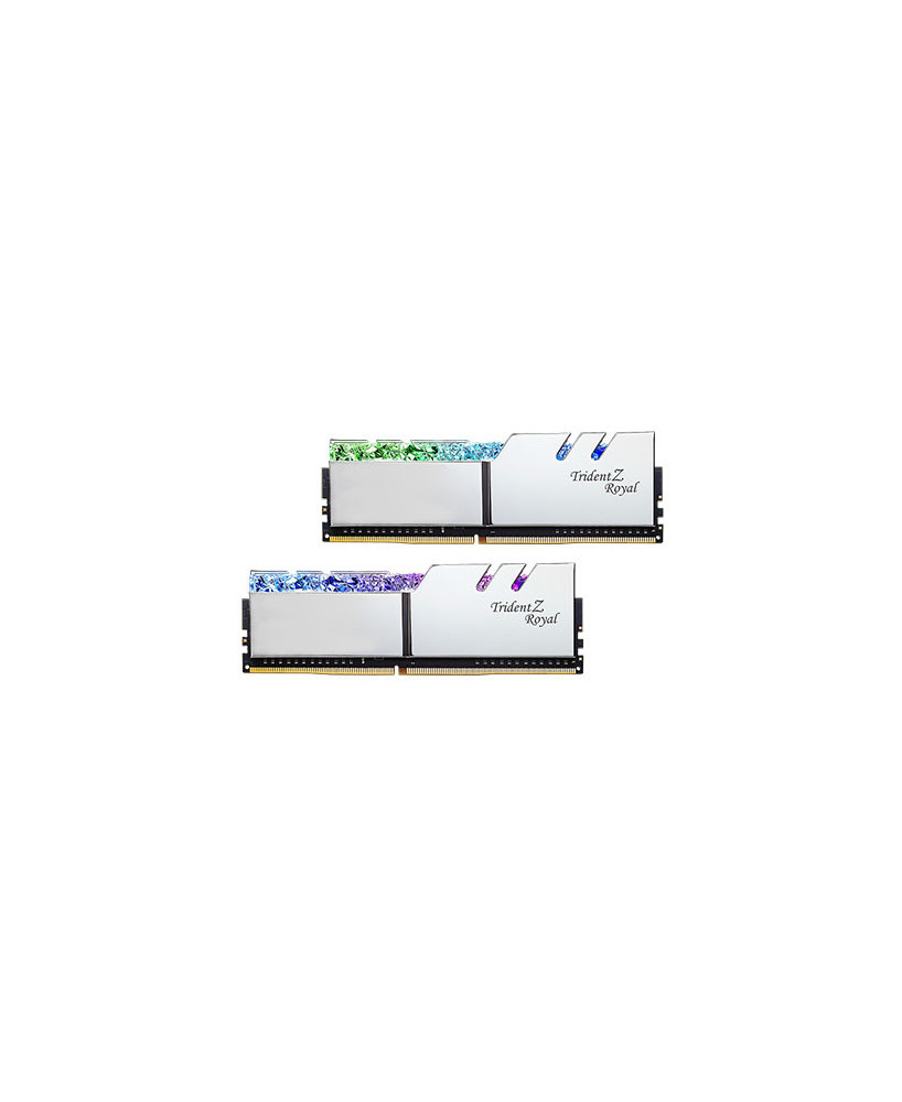 Buy G.Skill Trident Z Royal 16GB (2x8GB) DDR4-3200MHz Non-ECC 1.35V SDRAM Memory Module F4-3200C16D-16GTRS - Silver