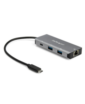 Buy Startech 3 Port USB C Hub with Gigabit Ethernet RJ45 GbE Port HB31C2A1CGB