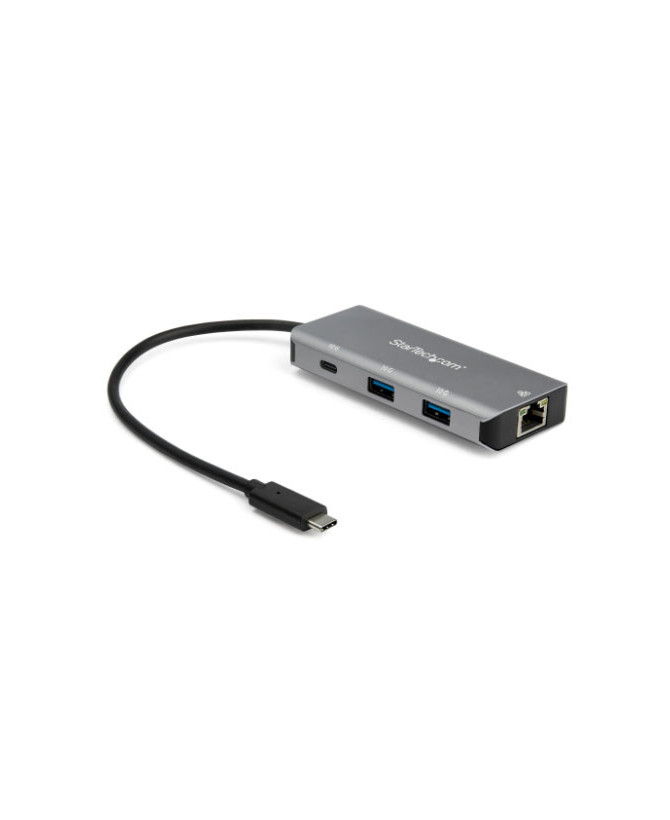 Buy Startech 3 Port USB C Hub with Gigabit Ethernet RJ45 GbE Port HB31C2A1CGB