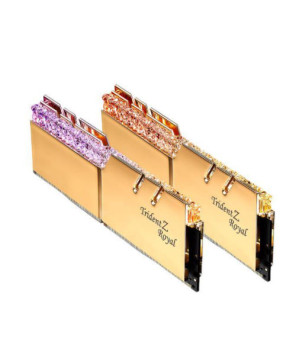 Buy G.Skill TZ Royal 16G Kit 2 x 8G DDR4 3000MHZ PC4-24000 16-18-18-18 1.35V DIMM in Gold Memory Module F4-3000C16D-16GTRG