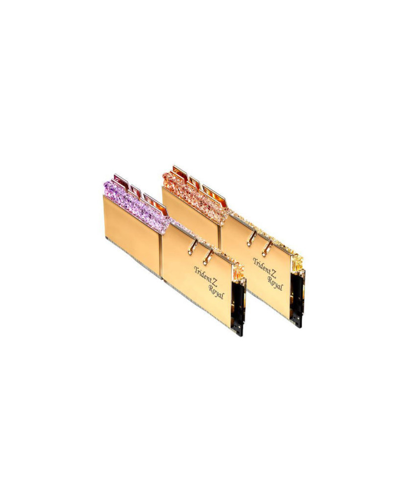 Buy G.Skill TZ Royal 16G Kit 2 x 8G DDR4 3000MHZ PC4-24000 16-18-18-18 1.35V DIMM in Gold Memory Module F4-3000C16D-16GTRG