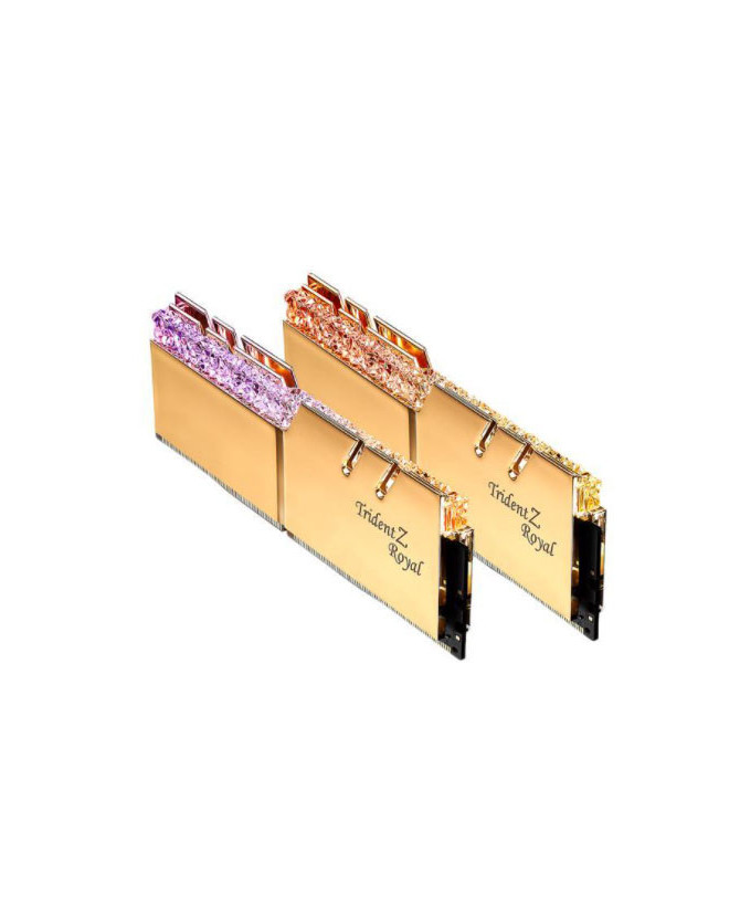 Buy G.Skill TZ Royal 16G Kit 2 x 8G DDR4 3000MHZ PC4-24000 16-18-18-18 1.35V DIMM in Gold Memory Module F4-3000C16D-16GTRG