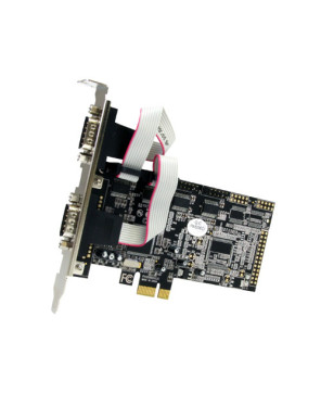 Buy StarTech 4 Port Native PCI Express RS232 Serial Adapter Card with 16550 UART PEX4S553