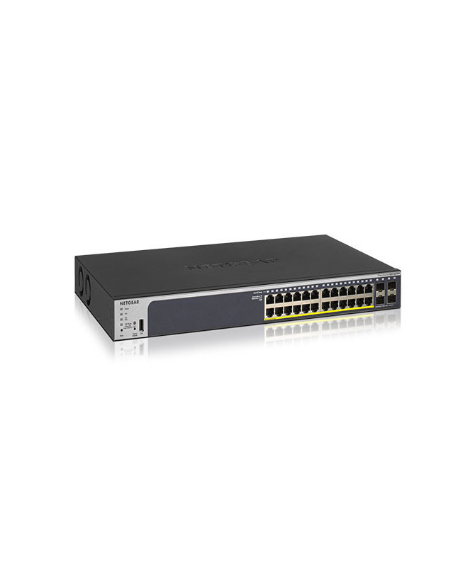 Buy NetGear GS728TPPV2 24-Port Rack-mountable Gigabit PoE+ Ethernet Smart Managed Pro Switch with 4 SFP Ports GS728TPP-200AJS