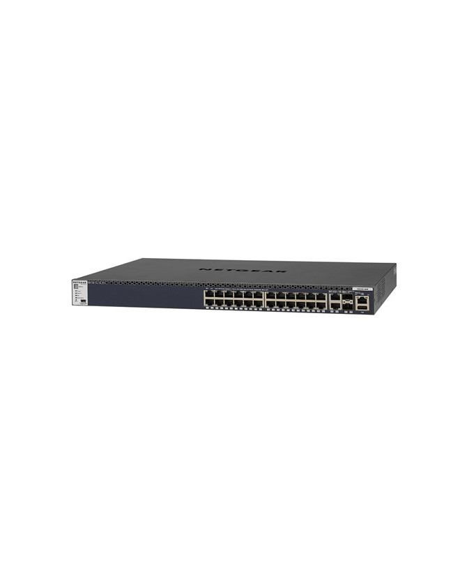 Buy NetGear M4300-28G Stackable Managed Switch with 24x1G and 4x10G including 2x10GBASE-T and 2xSFP+ Layer 3 GSM4328S-100AJS