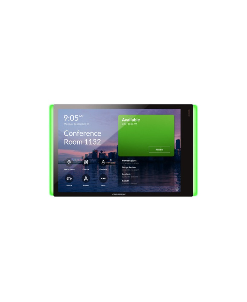 Buy Crestron TSS-770 7" Room Scheduling Touch Screen for Microsoft Teams in Black TSS-770-T-B-S-LBKIT