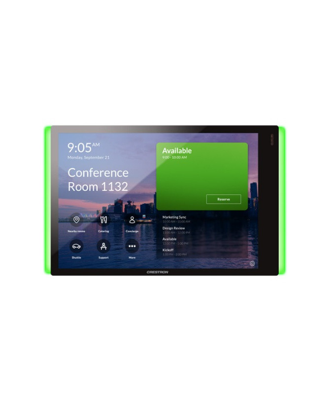 Buy Crestron TSS-770 7" Room Scheduling Touch Screen for Microsoft Teams in Black TSS-770-T-B-S-LBKIT