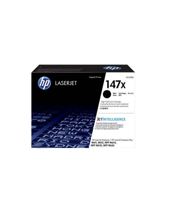 Buy HP 147X High Yield Black Original LaserJet Toner Cartridge W1470X for LaserJet Enterprise M610dn Printer