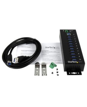 Buy Startech 10-Port Industrial USB 3.0 Hub ST1030USBM for ITB20D3250, USB312SAT3CB