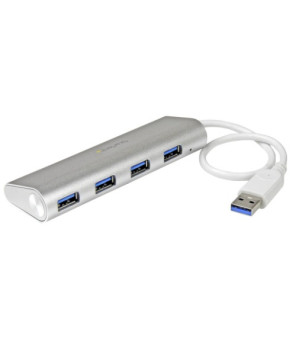 Buy Startech 4-Port Portable USB 3.0 Hub with Built-in Cable ST43004UA for MacBook, Laptop