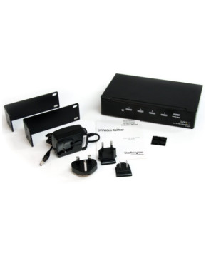 Buy Startech 4-Port DVI Video Splitter with Audio ST124DVIA for Display, Computer