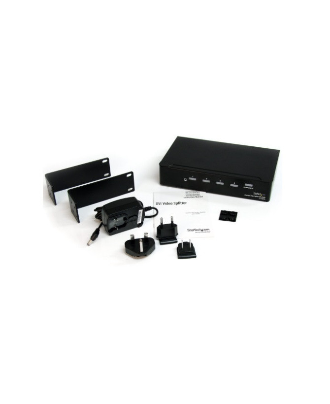 Buy Startech 4-Port DVI Video Splitter with Audio ST124DVIA for Display, Computer