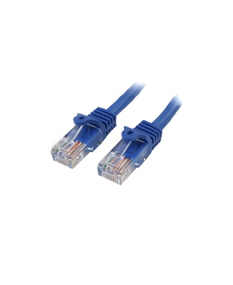 Buy StarTech 2m CAT5 Snagless RJ45 UTP Patch Cable in Blue 45PAT2MBL