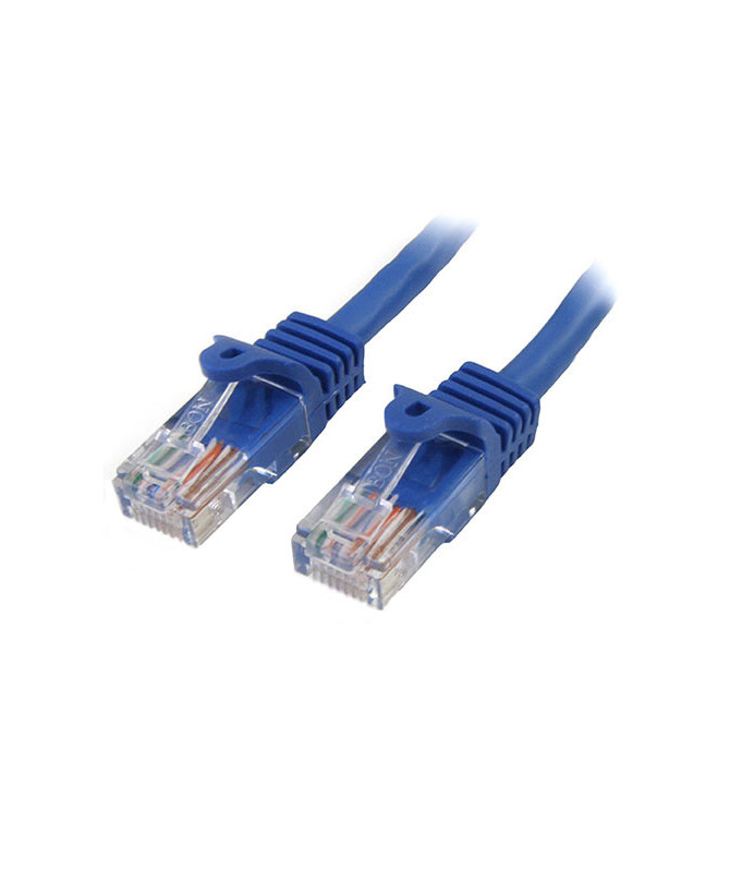 Buy StarTech 2m CAT5 Snagless RJ45 UTP Patch Cable in Blue 45PAT2MBL