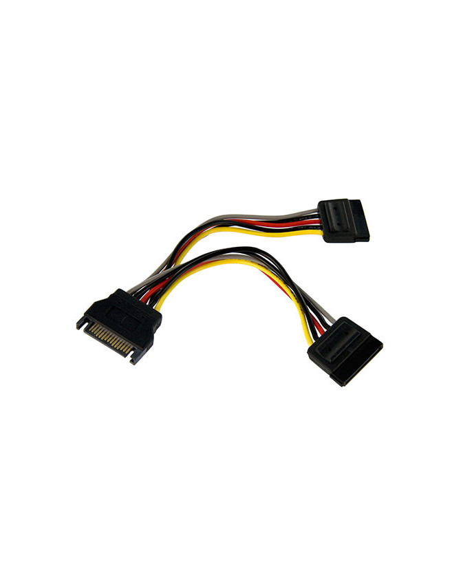 Buy StarTech 6in SATA Power Y Splitter Cable Adapter PYO2SATA - Male to Female