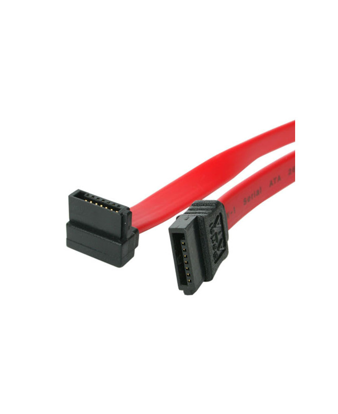 Buy Startech 18in SATA to Right Angle SATA Serial ATA Cable SATA18RA1 for Motherboard