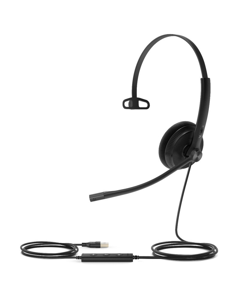 Buy Yealink UH34 Wideband Noise-Cancelling Mono USB Headset UH34L-M-UC