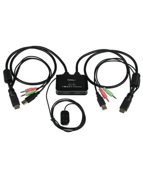 Buy StarTech 2 Port USB HDMI Cable KVM Switch SV211HDUA for Desktop PC