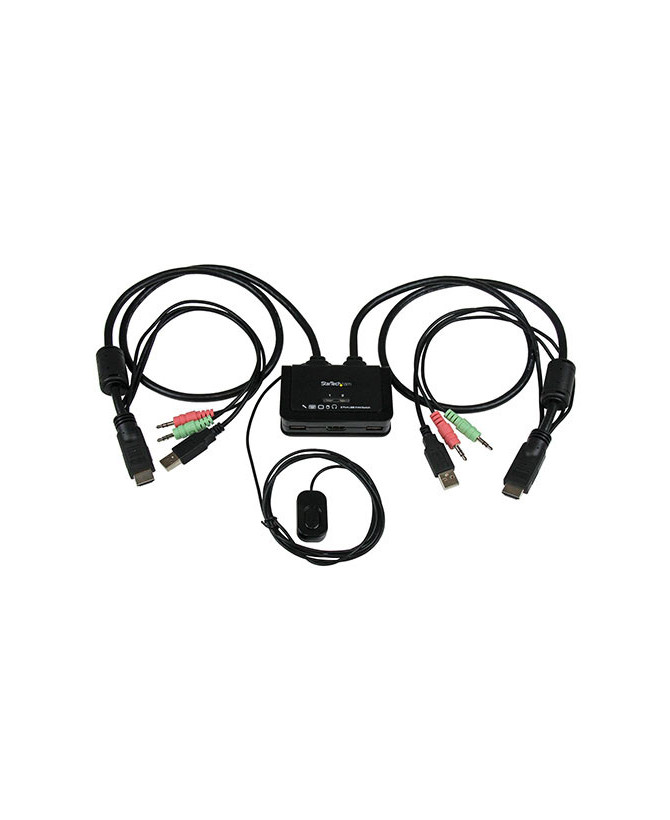 Buy StarTech 2 Port USB HDMI Cable KVM Switch SV211HDUA for Desktop PC