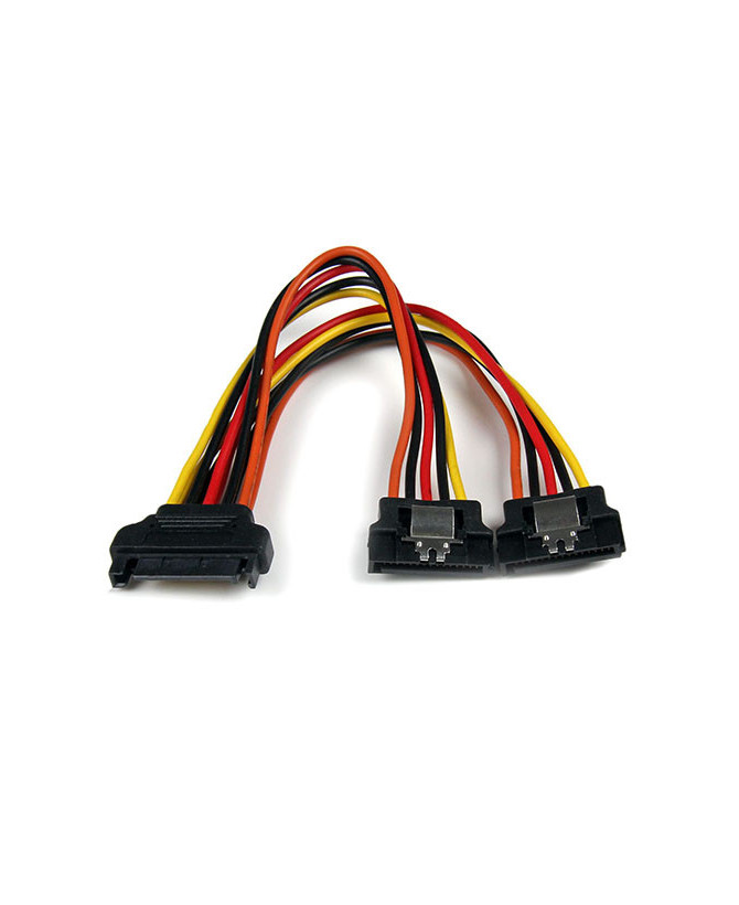 Buy StarTech 6in Latching SATA Power Y Splitter Cable Adapter PYO2LSATA for 35S24M2NGFF