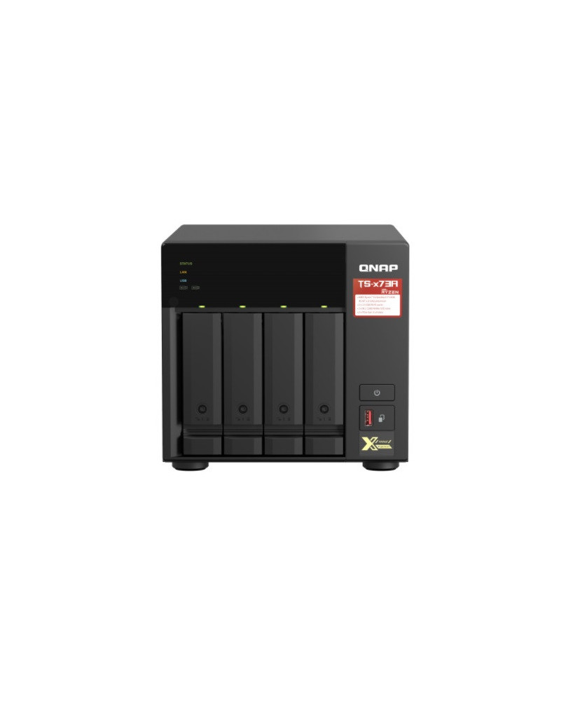 Buy QNAP 4-Bay No Disk AMD QC 2.2Ghz 8Gb 2.5Gbe NAS TS-473A-8G