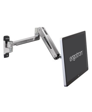 Buy Ergotron LX HD Sit-Stand Wall Mount LCD Arm in Polished Aluminum 45-383-026