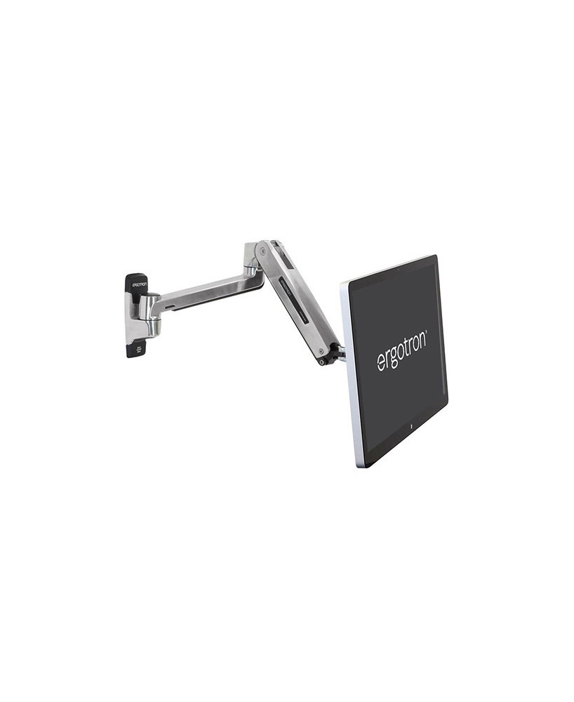 Buy Ergotron LX HD Sit-Stand Wall Mount LCD Arm in Polished Aluminum 45-383-026