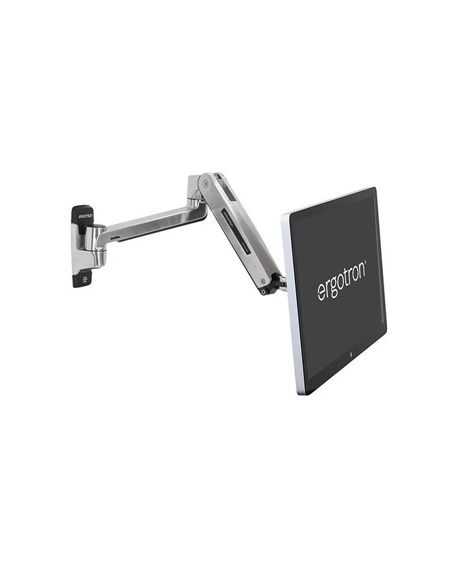 Buy Ergotron LX HD Sit-Stand Wall Mount LCD Arm in Polished Aluminum 45-383-026