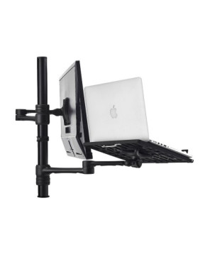 Buy Bundle Atdec Single Display Monitor Arm Desk Mount AF-AT-B with Atdec Accessory Notebook Arm AFS-AT-NBC-B