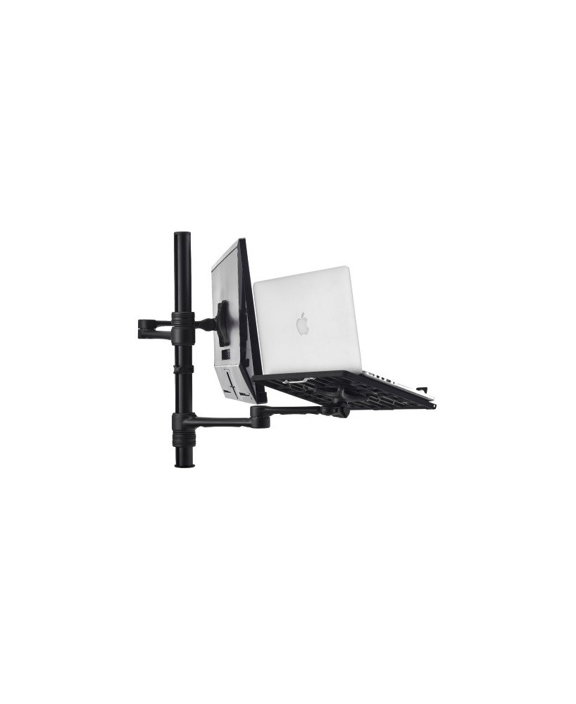 Buy Bundle Atdec Single Display Monitor Arm Desk Mount AF-AT-B with Atdec Accessory Notebook Arm AFS-AT-NBC-B