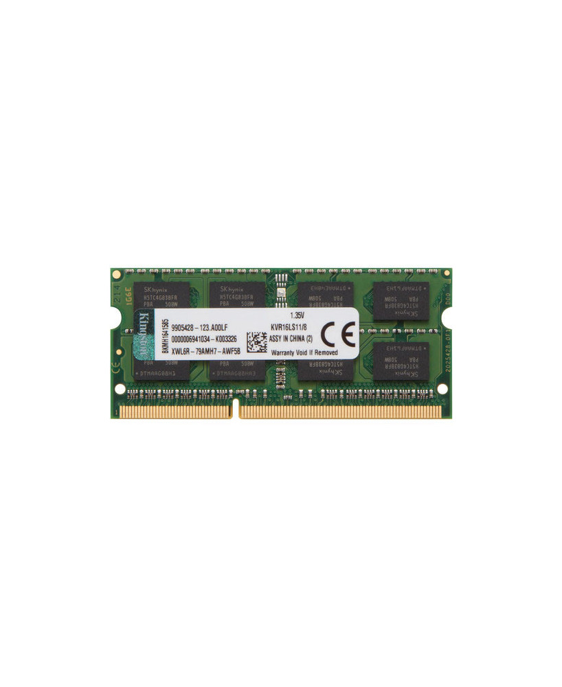 Buy Kingston ValueRAM 8GB 1600MHz DDR3L Non-ECC CL11 SODIMM KVR16LS11/8