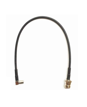 Powertec RG-58 40cm N Female To QMA Male Right Angle Coaxial Cable ACC-PT-00191 / CA-P195-N1QA1RA.040