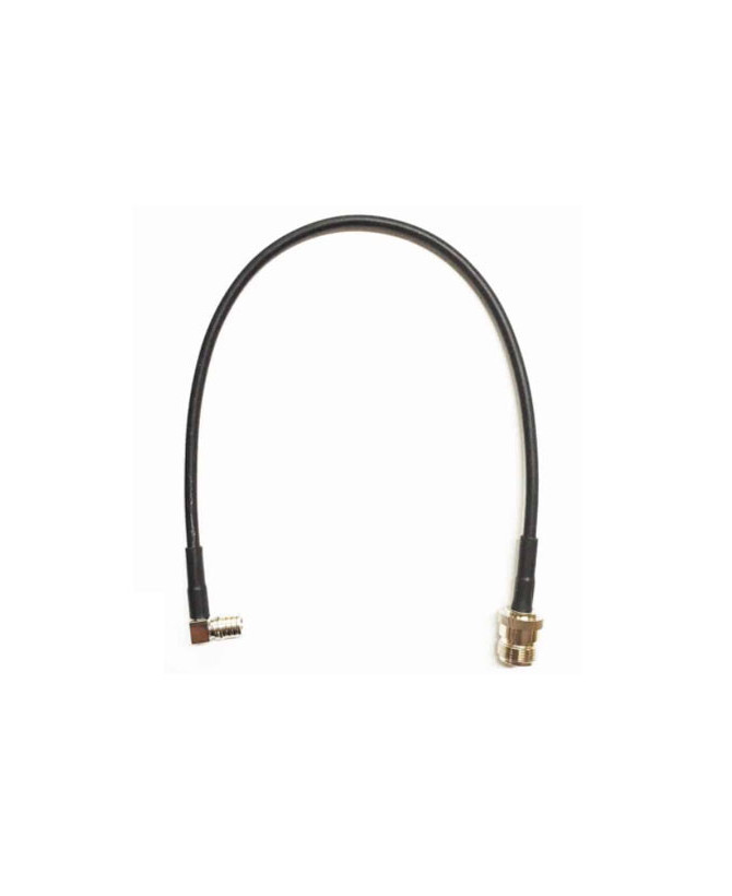 Powertec RG-58 40cm N Female To QMA Male Right Angle Coaxial Cable ACC-PT-00191 / CA-P195-N1QA1RA.040