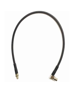  Powertec RG58 40CM QMA RA Male to SMA Female Cable ACC-PT-00203 / CA-P195-QM1SA2.040-RA for Antenna