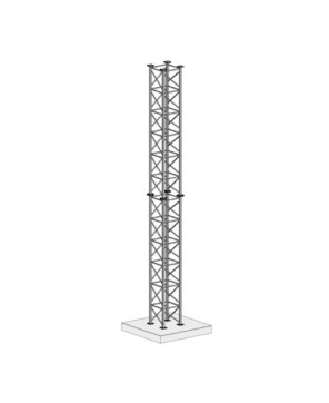 Blackhawk Square Galvanised Steel Lattice Tower 6m Section MAS-BH-00052