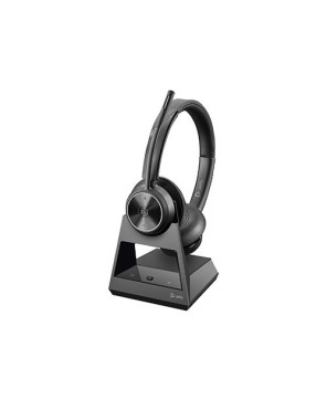 HP Poly/Plantronics Savi 7320 Office Stereo Ultra-Secure DECT Wireless Headset 214777-08 / 8D3F7AA