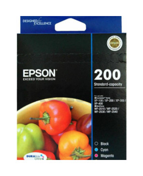 Buy EPSON 200 Standard Capacity DURABrite Ultra 4 Ink Value Pack C13T200692