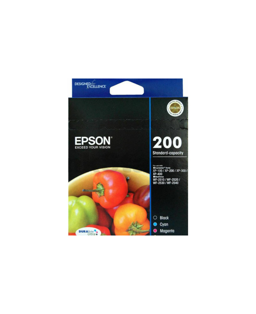 Buy EPSON 200 Standard Capacity DURABrite Ultra 4 Ink Value Pack C13T200692