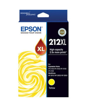 Buy EPSON 212XL High Capacity Yellow Ink Cartridge C13T02X492