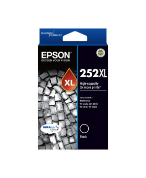 Buy EPSON 252XL High Capacity DURABrite Ultra Black Ink Cartridge C13T253192