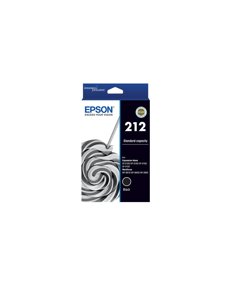 Buy Epson 212 STD Capacity Black Ink Cartridge C13T02R192 for WorkForce WF-2830 Printer