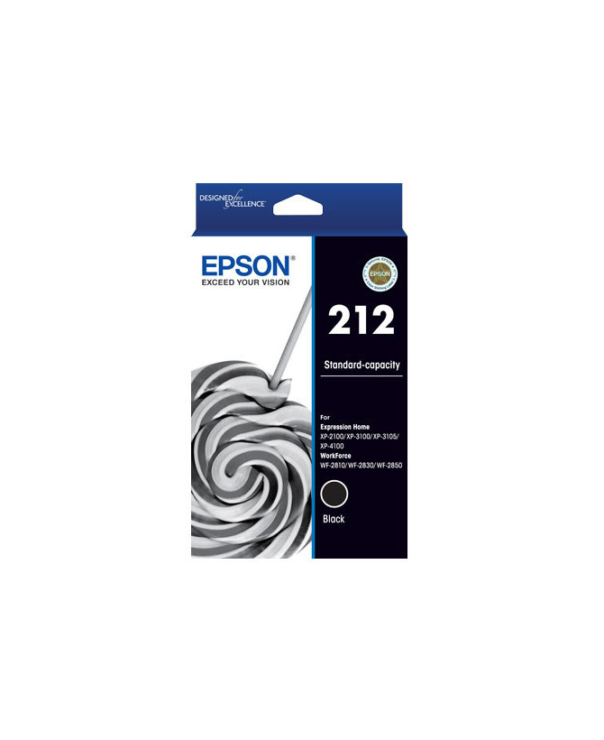 Buy Epson 212 STD Capacity Black Ink Cartridge C13T02R192 for WorkForce WF-2830 Printer