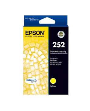 Buy Epson 252 Standard Capacity Durabrite Ultra Yellow Ink Cartridge C13T252492 for Workforce WF-3640 Printer