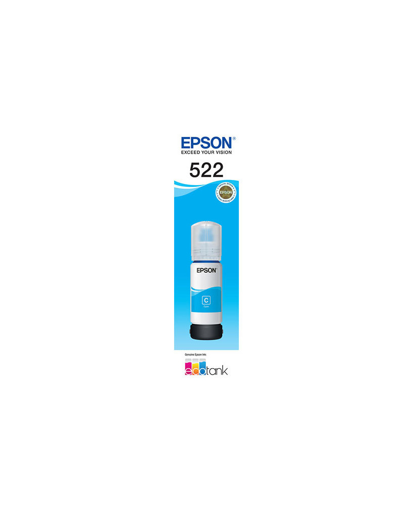 Buy EPSON T522 EcoTank Cyan Ink Bottle C13T00M292