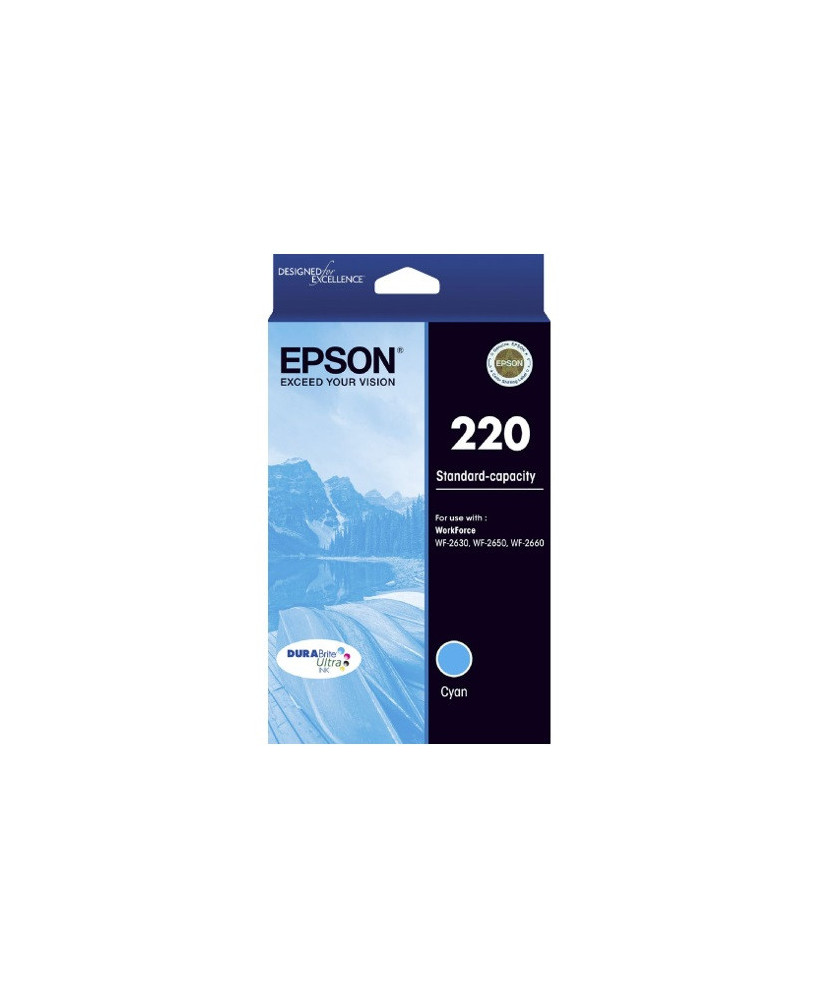 Buy Epson DURABrite Ultra 220 Cyan Ink Cartridge C13T293292 for WF-2630, WF-2650, WF-2660